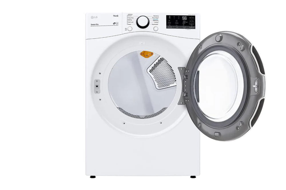 LG Ultra Load Capacity Front Load Electric Dryer Sensor Dry 7.4 Cu.ft. DLE3600W