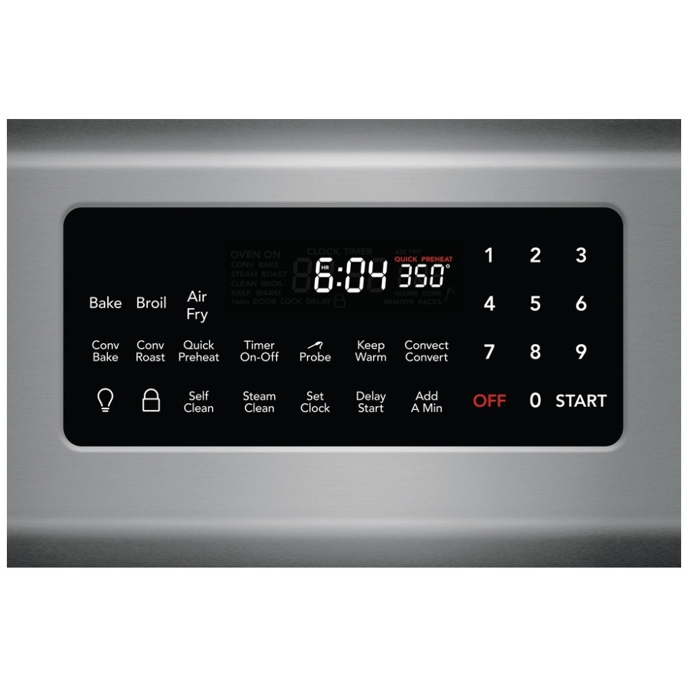 Frigidaire Gallery GCRE306CAF 30" Freestanding Electric Range with Air Fry – Stainless Steel