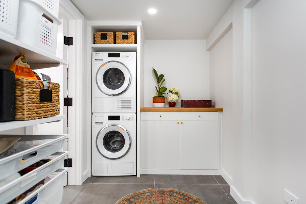 Install Both Washer and Dryer (Stacked) - Stacking Kit's Not Included