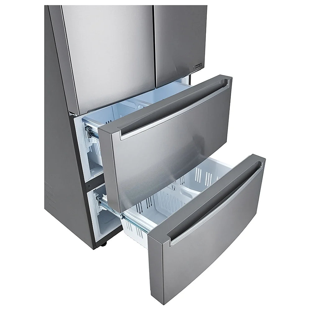 LG 19 Cu. Ft. 33 Inch Counter Depth 4-door Refrigerator LRMNC1803S