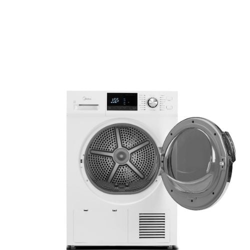 Midea Compact Digital Display Ventless Electric Stackable Dryer MLE27N5AWWC