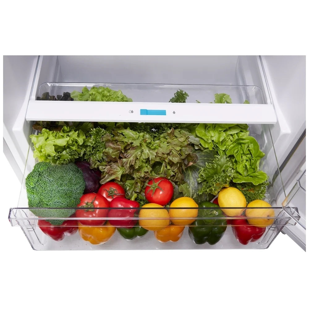 Midea MRT14D2BST 14 Cu. Ft. Top Freezer Refrigerator – Stainless Steel