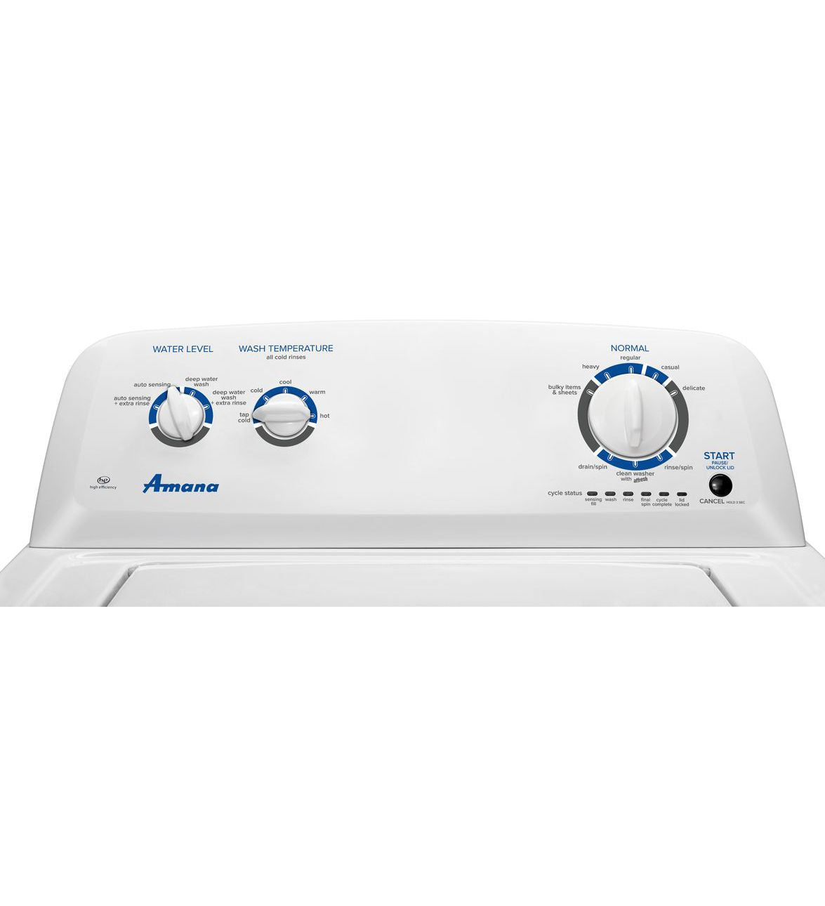 Amana Top Load Washer White 4.0 Cu.ft. Previously Owned NTW4516FW