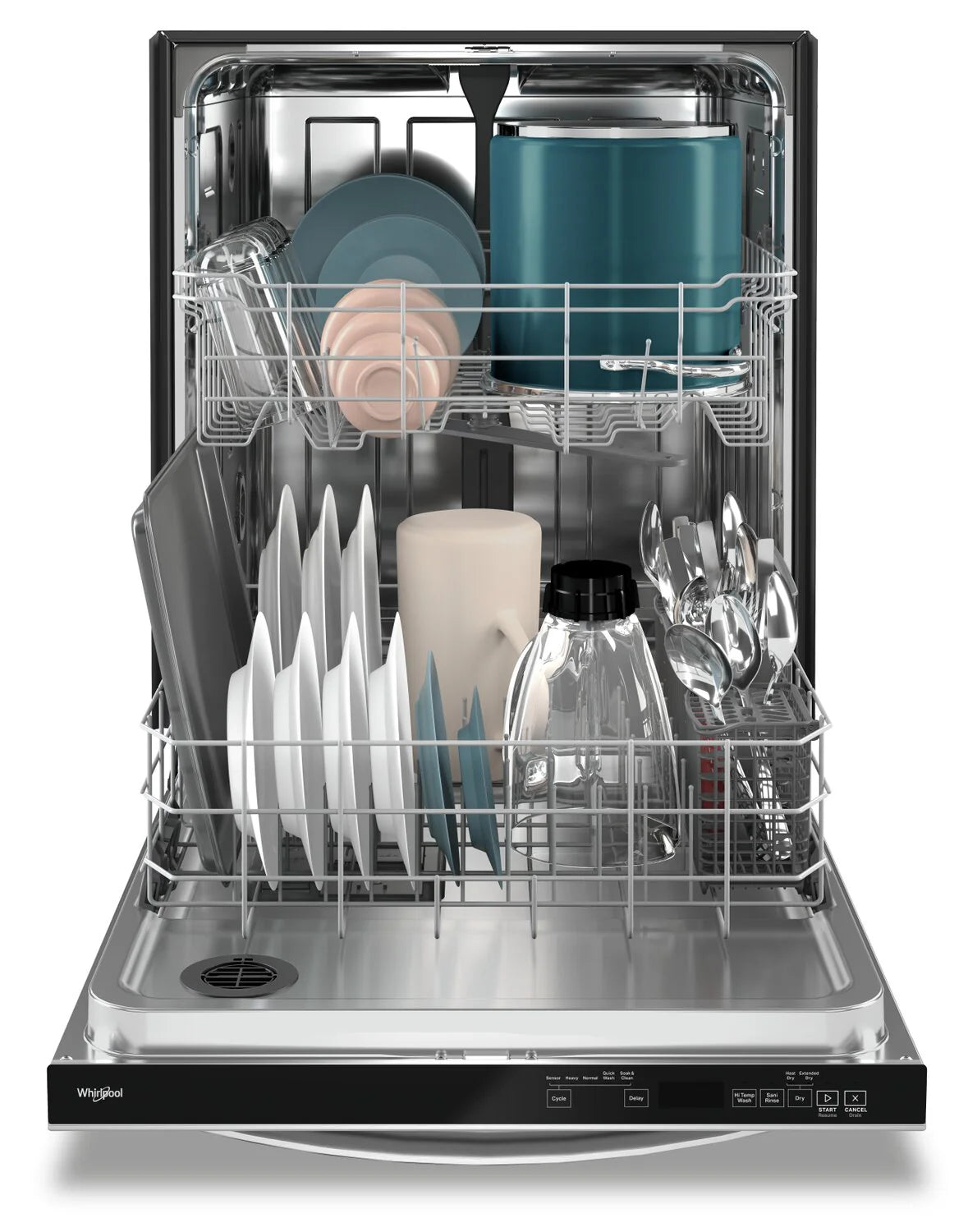 Whirlpool Large Capacity Dishwasher with Deep Top Rack WDT740SALZ