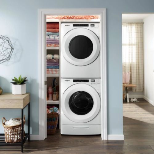 Whirlpool Front Load Closet Depth Stackable Washer WFW560CHW