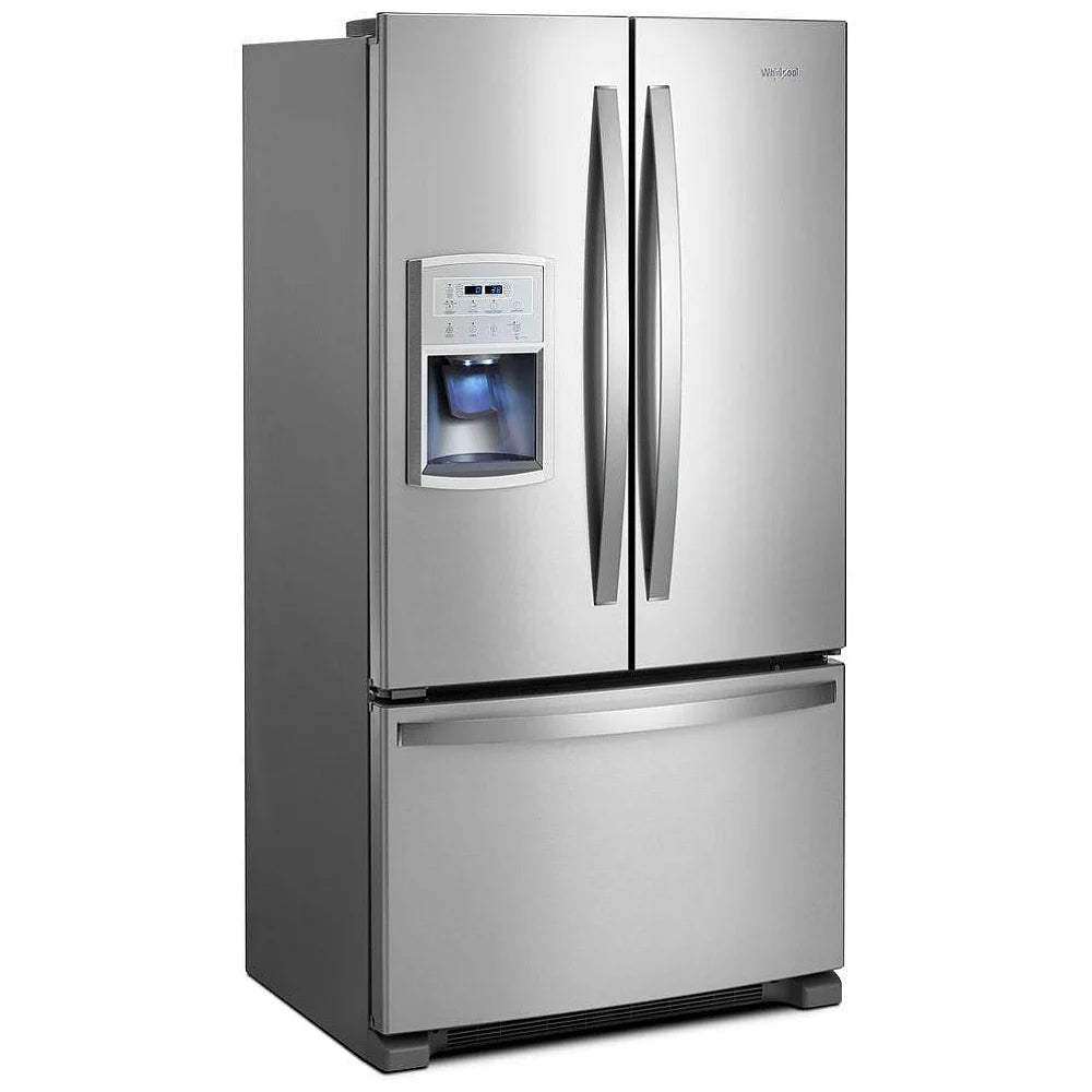 Whirlpool WRF550CDHZ 36" Counter-Depth French Door Refrigerator – 20 Cu. Ft. – Fingerprint-Resistant Stainless Steel