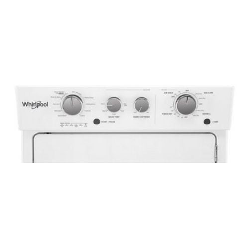 Whirlpool 27 Inch Electric Unitized Laundry Center YWET4027HW