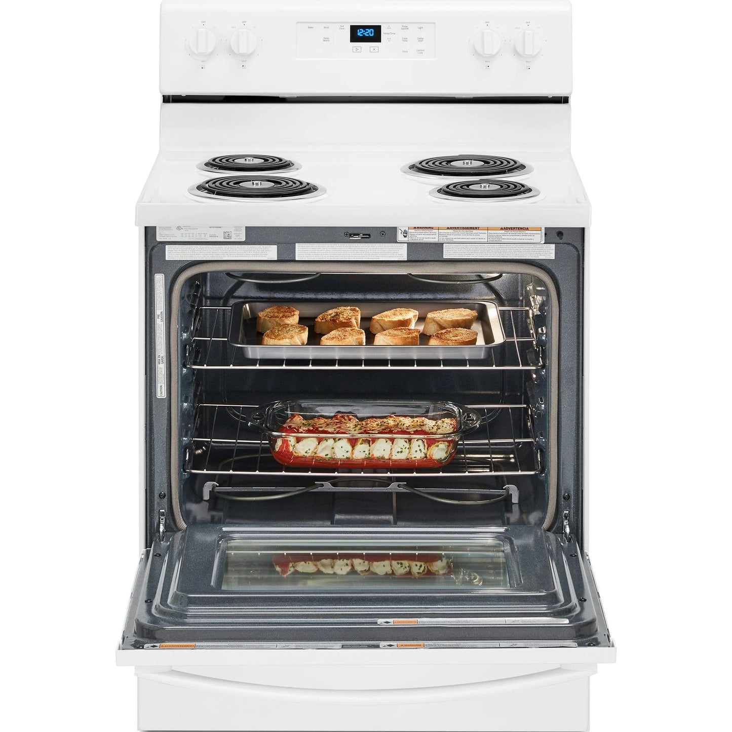 Whirlpool Electric Range With Keep Warm Setting YWFC315S0JW