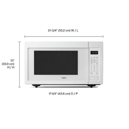 Whirlpool 1.6 Cu.ft. Countertop Microwave YWMC30516HW