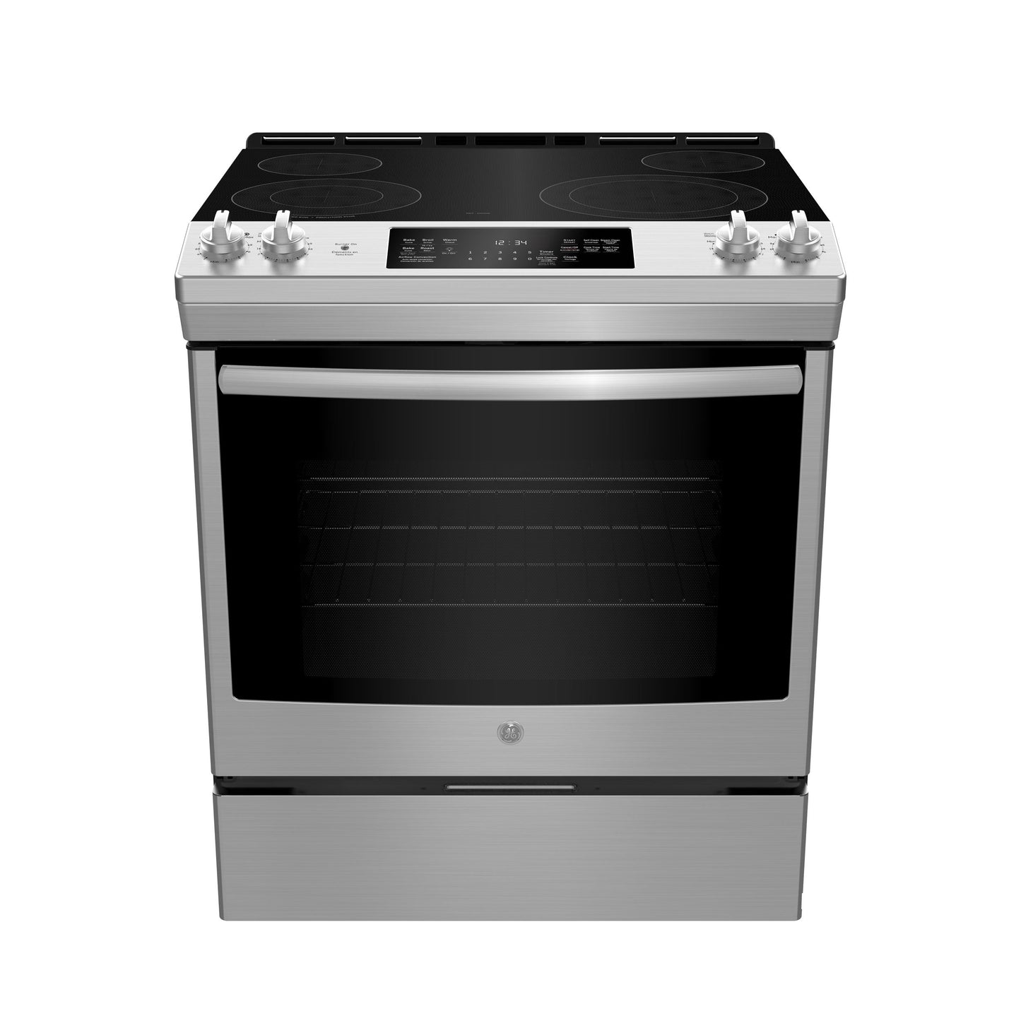 GE 30 Inch Electric Slide-in Fan Convection Range JCS830SMSS