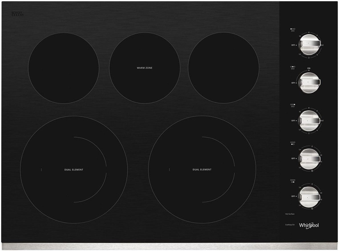 Whirlpool 30 Inch White Electric Coil Top Range