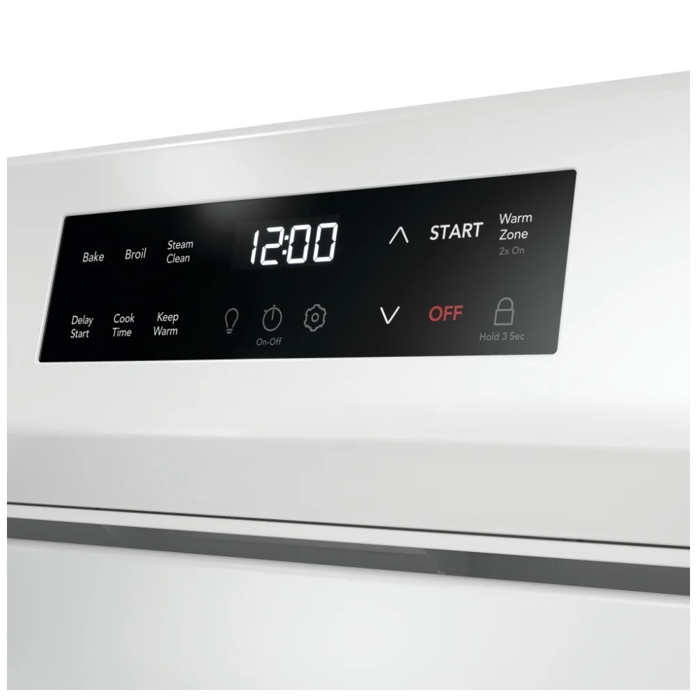 Frigidaire 30 Inch Electric Range with the EvenTemp FCRE306CAW