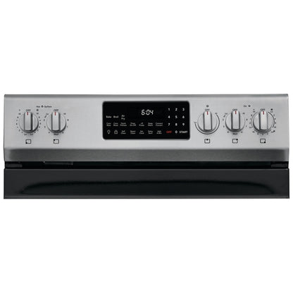 Frigidaire Gallery GCRE306CAF 30" Freestanding Electric Range with Air Fry – Stainless Steel