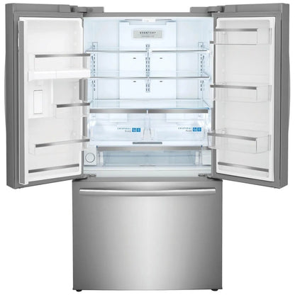 Frigidaire 36 Inch French Door Stainless Steel Refrigerator 23 Cu.Ft. GRFG2353AF