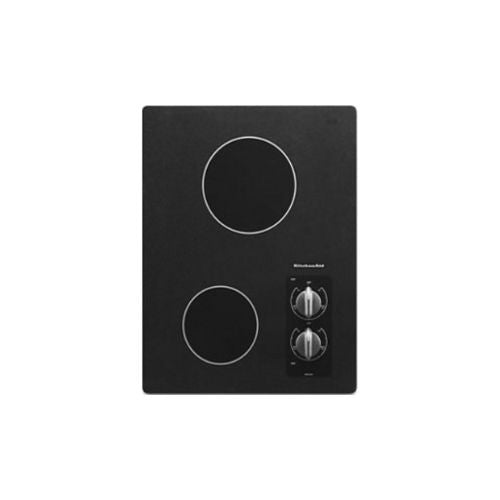 KitchenAid 15 Inch Two Radiant Element Cooktop KECC056RBL