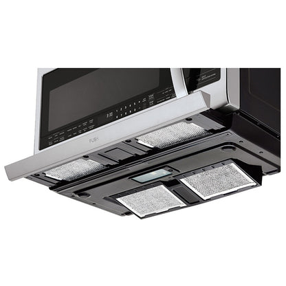 LG Over the Range Microwave, 2.2 cu. ft. Capacity, 400 CFM, 1000W Watts, LED, 30" LMV2257BD