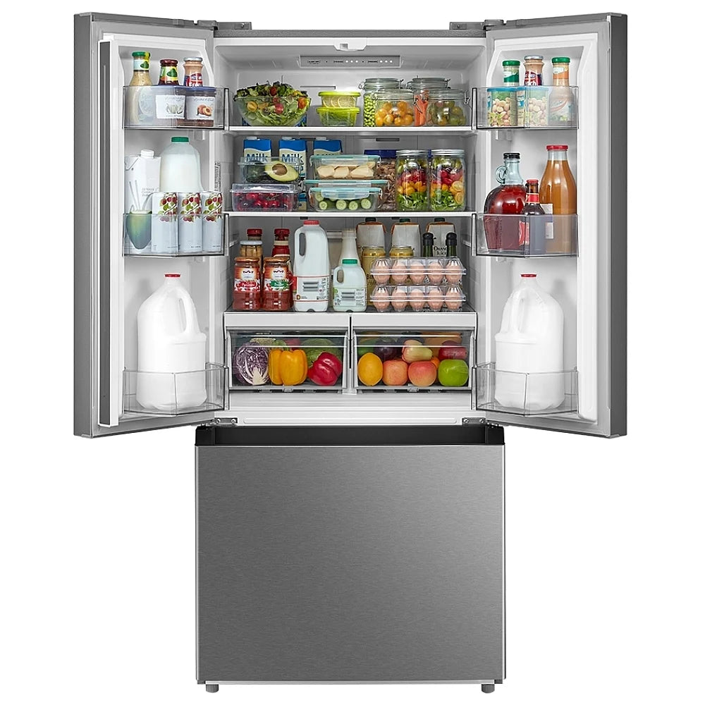 Midea MRF18B4AST 18.4 cu. ft. French Door Refrigerator – Compact, Energy-Efficient Design