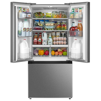 Midea MRF18B4AST 18.4 cu. ft. French Door Refrigerator – Compact, Energy-Efficient Design