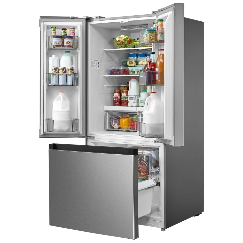 Midea MRF18B4AST 18.4 cu. ft. French Door Refrigerator – Compact, Energy-Efficient Design