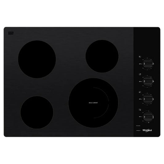 Whirlpool 30 Inch Electric Ceramic Glass Cooktop WCE55US0HB