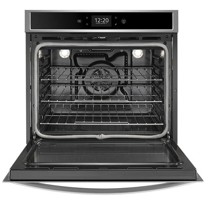 Whirlpool 5.0 cu. ft. Smart Single Convection Wall Oven with Air Fry WOS72EC0HS