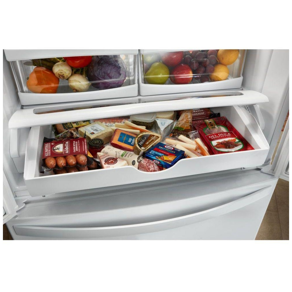 Whirlpool WRF540CWHZ 36" Counter-Depth French Door Refrigerator – 20 Cu. Ft. – Fingerprint-Resistant Stainless Steel
