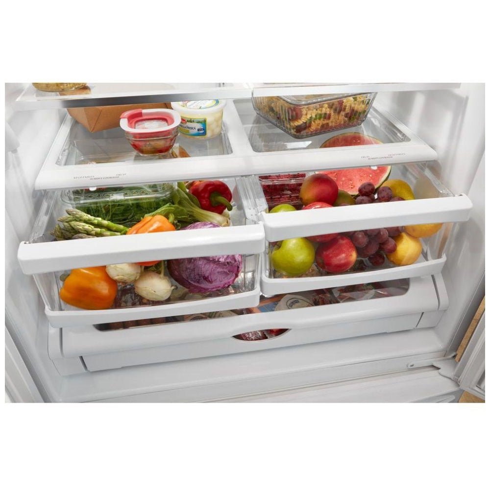 Whirlpool WRF540CWHZ 36" Counter-Depth French Door Refrigerator – 20 Cu. Ft. – Fingerprint-Resistant Stainless Steel