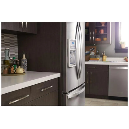 Whirlpool WRF550CDHZ 36" Counter-Depth French Door Refrigerator – 20 Cu. Ft. – Fingerprint-Resistant Stainless Steel