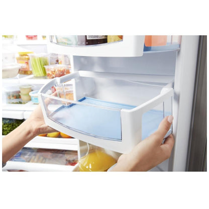 Whirlpool WRF550CDHZ 36" Counter-Depth French Door Refrigerator – 20 Cu. Ft. – Fingerprint-Resistant Stainless Steel