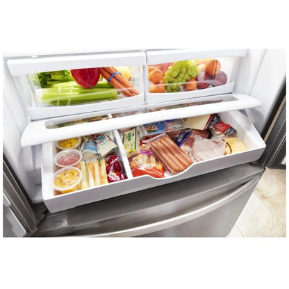 Whirlpool WRF550CDHZ 36" Counter-Depth French Door Refrigerator – 20 Cu. Ft. – Fingerprint-Resistant Stainless Steel