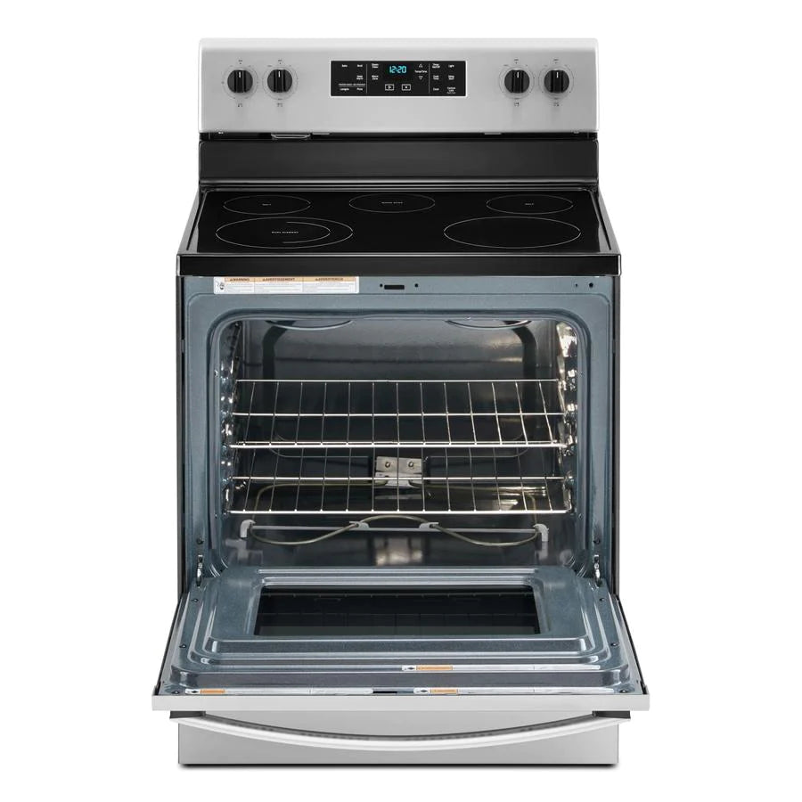 Whirlpool Electric Ceramic Top Stainless Steel Range YWFE505W0JZ