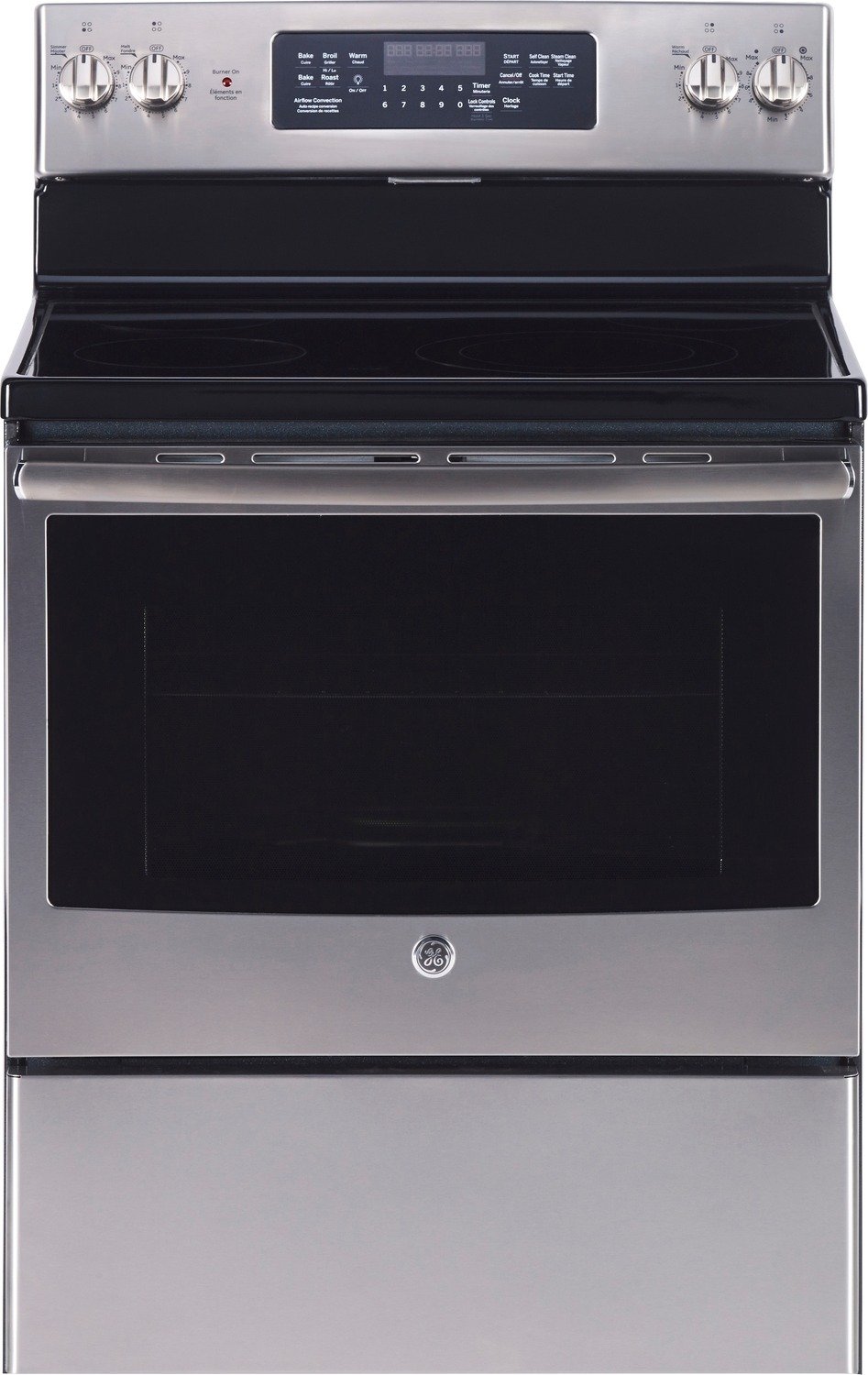 GE 30 Inch Self-cleaning Free Standing Electric Range With Convection