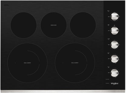 Whirlpool 30 Inch White Electric Coil Top Range